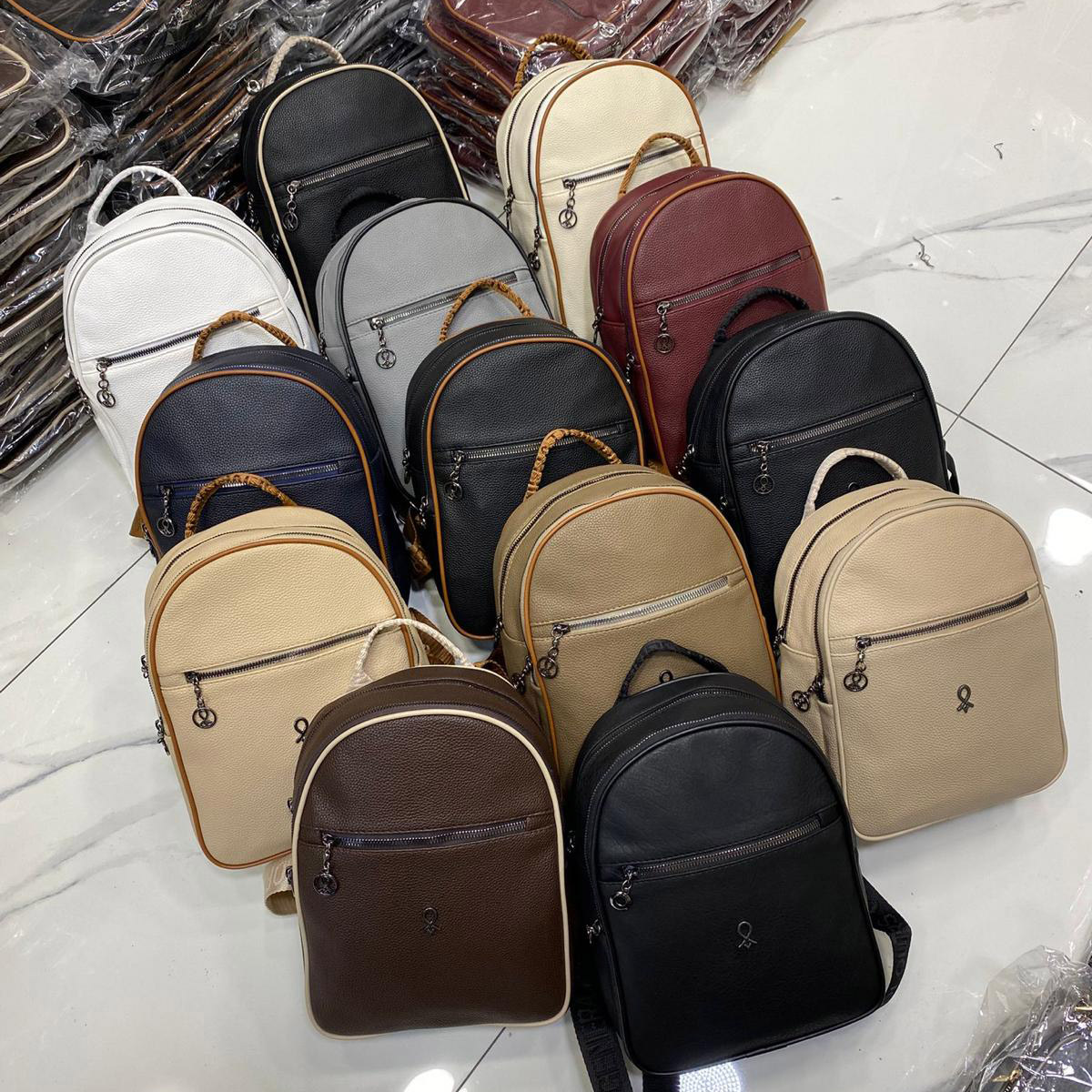 Deri Sırt Çantası